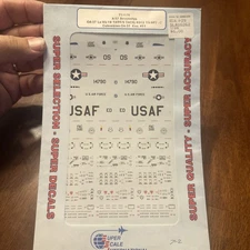 Superscale Decals 720646 1/72 Scale A-37 Dragonfly US & Colombian