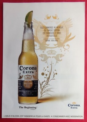 Pressewerbung: Alkoholisches Getränk - Bier CORONA EXTRA 2008