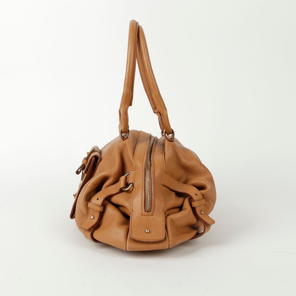 Ferragamo♪SALE♪0769216 Salvatore Ferragamo Tote Bag Navy x Green Gancini EZ-21F216