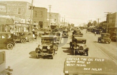 Odessa TX Texas Jack Nolan 1931 Ector County Oil Field RPPC Photo Postcard COPY