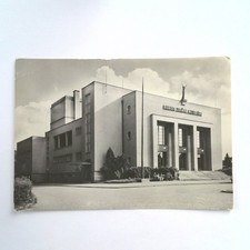 Vintage Chrudim Zdenk Nejedlý Theater Black & White Postcard