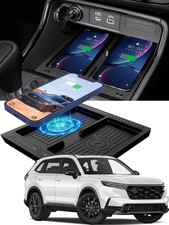 Car Wireless Phone Charger Fast Charging Pad For HONDA CRV/CR-V 2023-2024