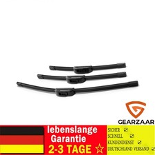 Scheibenwischer Komplett Satz Passend für Fiesta V Van Bj. 2003-2010 Gummi 3x