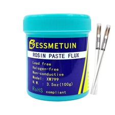 Essmetuin Rosin Paste Flux, No Clean Lead Free Soldering 3.5OZ