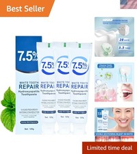 3-Pack Hydroxyapatite Toothpaste: Enamel Protection Fresh Breath, 4.23 oz