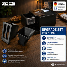 2-in-1 Upgrade Set passend f&uuml;r Powermatic 5 PM5 Plus XXL Trichter H&uuml;lsenbox ASA