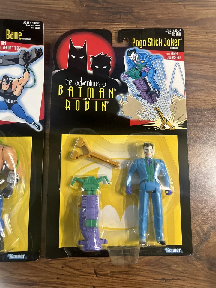 Batman Robin Animated Series - Pogo Stick Joker & Bane 1995 Adventures New - Image 3 of 4