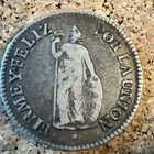 Peru 1839 2 Reales Lima Mint Silver Coin — photo 1