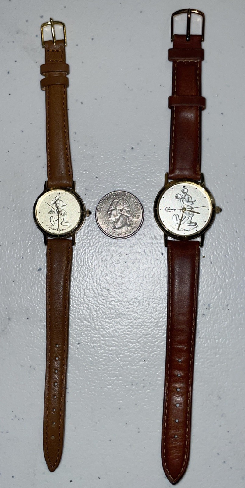 & tone Time Works) Watches Lot Gold Leather 2 (Lorus Bands Disney Disney of - VintageWatches.PK & tone Time Works) Watches Lot Gold Leather 2 (Lorus Bands Disney Disney of - vintagewatches.pk