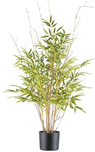 artplants Kunstpflanze Japanischer Pfeilbambus Edena, NaturstäMme, 90Cm-image