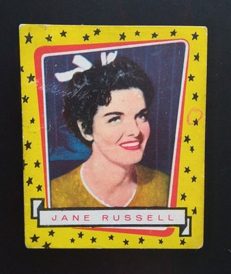 1957 Jane Powell Card #105 Famosas Estrellas Pantalla RARE