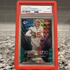 Patrick Mahomes 2023 Prizm Prizmatic Green Wave #2 PSA 9