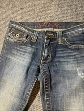Plastic By GLY Denim Boot Jeans Size 9 Botton On The Back Packet Missing.  35 