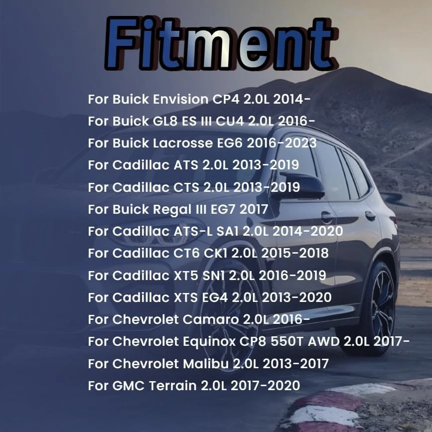 Juego de pernos de junta de culata Kit de cadena de distribución para 13-23 Buick Cadillac Chevy GMC 2.0 Foto 2 de 4