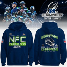 HOT ITEM Seahawks 2026 Champions Collection Hoodie 3D