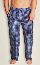 Pants Blue Flannel Sleep Wear Cloud Soft Men S By Lucky Brand New MSRP 36.50