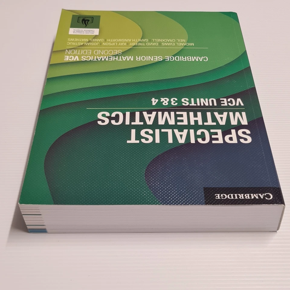 Specialist Mathematics VCE Units 3 & 4, Cambridge Senior Mathematics 2nd Edition - Image 4 of 4