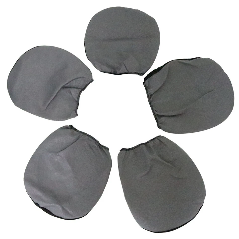 Cubierta de asiento de coche gris de 5 asientos para Dodge Toyota Camry Skoda Acura Volkswagen Foto 4 de 4