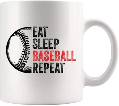 Eat Sleep Baseball Repeat Baseball Gifts To Brother Nephew Boyfriend