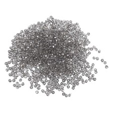 1000pcs 3mm Bicone Glass Crystal Beads, Faceted Beads Transparent Gray