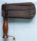 RARE GEORGIAN/VICTORIAN BRITISH POLICE OFFICER'S WOODEN RATTLE
