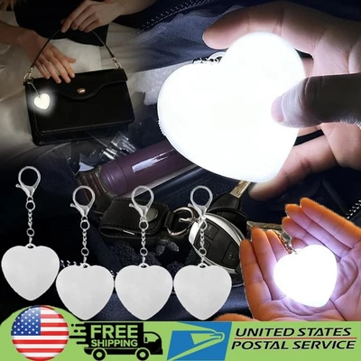 1~5x Heart Pattern Touch Sensing Light Portable Handbag Light LED Creative Gifts