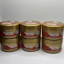 Soft Sheen Sportin Waves Maximum Hold Pomade 3.5oz X 6 Packs Brand New