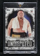 2018 Topps WWE Undisputed Topps Vault Blank Back 1/1 Samoa Joe #37 9aj