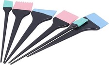 Hair Dye Applicator Brushes, 6pcs Silicone Hair Dye Brush Soft Hair Coloring ...
