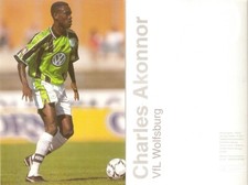 Charles Akonnor VfL Wolfsburg PANINI zdjęcie kolekcjonerskie nr 10 15x10 Mega Mix 99 DFB