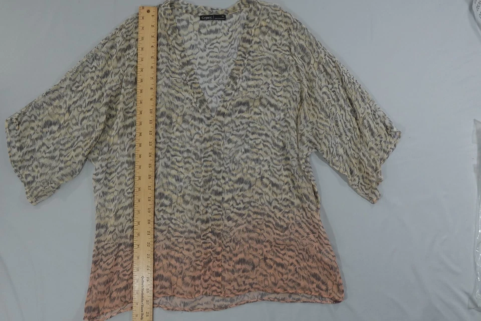 Gypsy Sheer Top 女式 XS 好莱坞 — 第 3/4 张图片