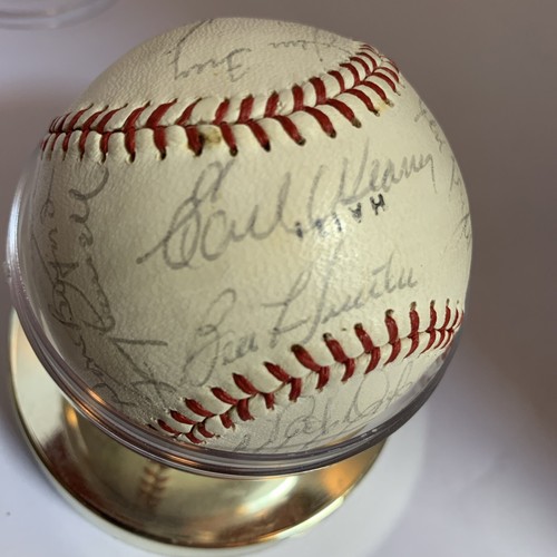 Baltimore Orioles Early 1970s Signed Autographed Baseball Weaver Robinson Palmer - Picture 12 of 13