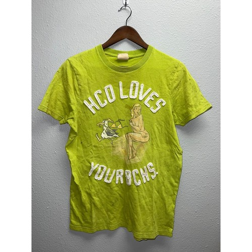 Y2K Women's Hollister HCO Loves Your BCHS Babe Green Shirt Women XL