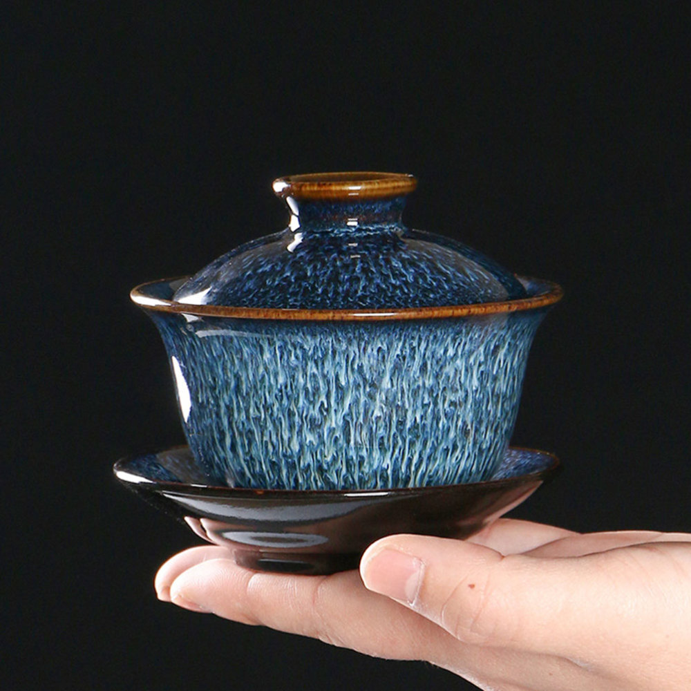 Tea Cup Holder Chinese Traditional Teaware Japanese Matcha Bowl Travel