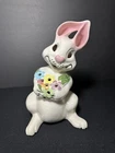 Vintage MCCOY MCLIGHTS RABBIT  Easter Bunny Votive Pottery Tulipiere Made In USA