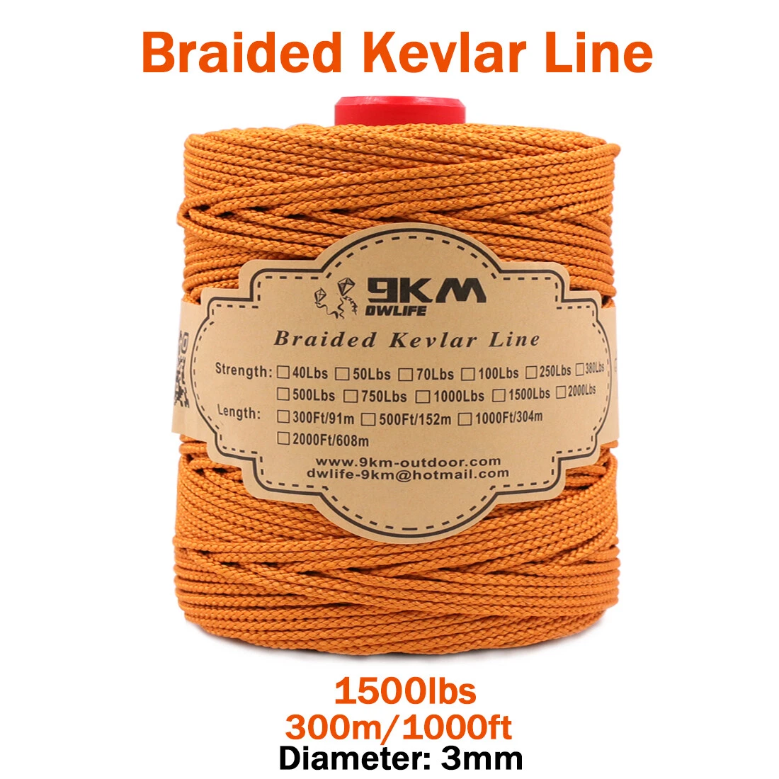 1200Lb 1000ft 3mm