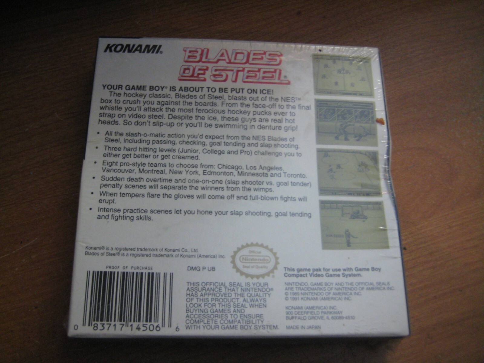 Blades of Steel (Nintendo Game Boy, 1991) for sale online eBay
