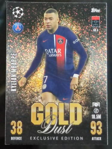 TOPPS MATCH ATTAX CHAMPIONS LEAGUE 2023/2024 ALL GOLD DUST EXCLUSIVE EDITION - Picture 15 of 20