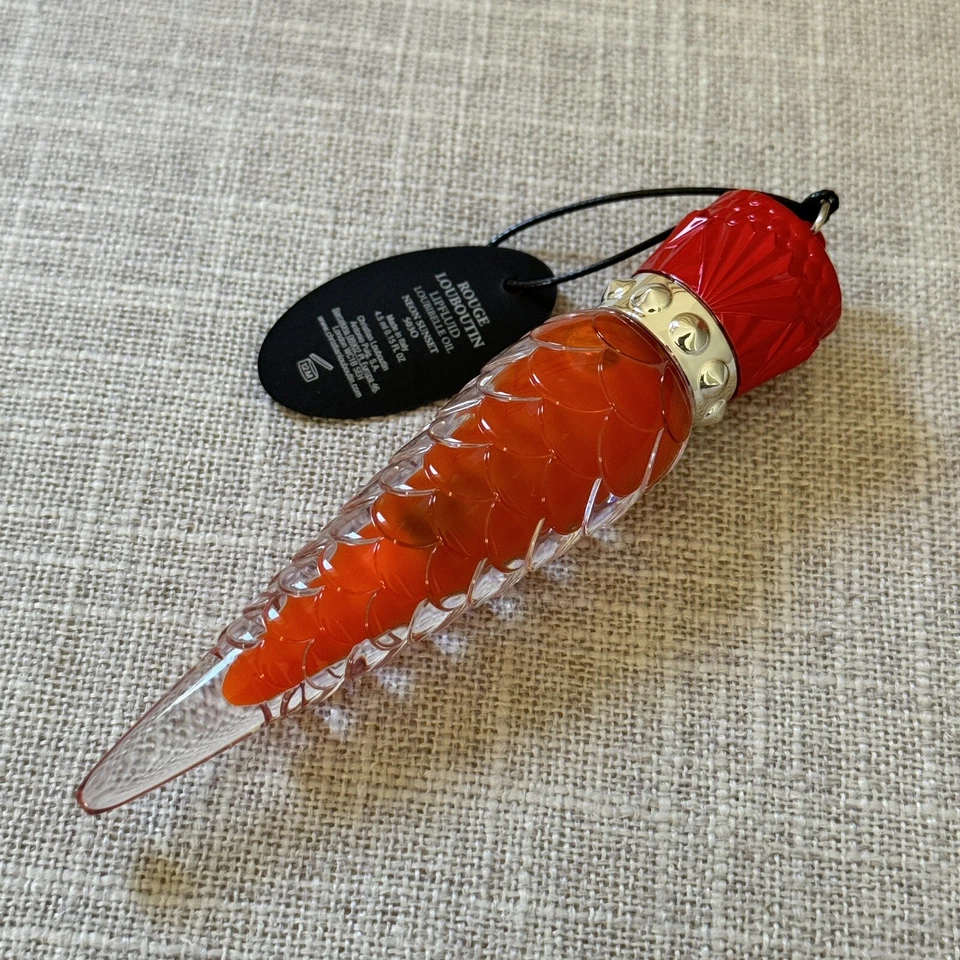 Christian Louboutin Rouge Lipfluid Loubibelle Oil 503O Neon Sunset New Full Size - Image 3 of 3