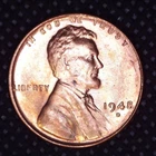 1948-D Lincoln Wheat Cent Uncirculated Red #F216