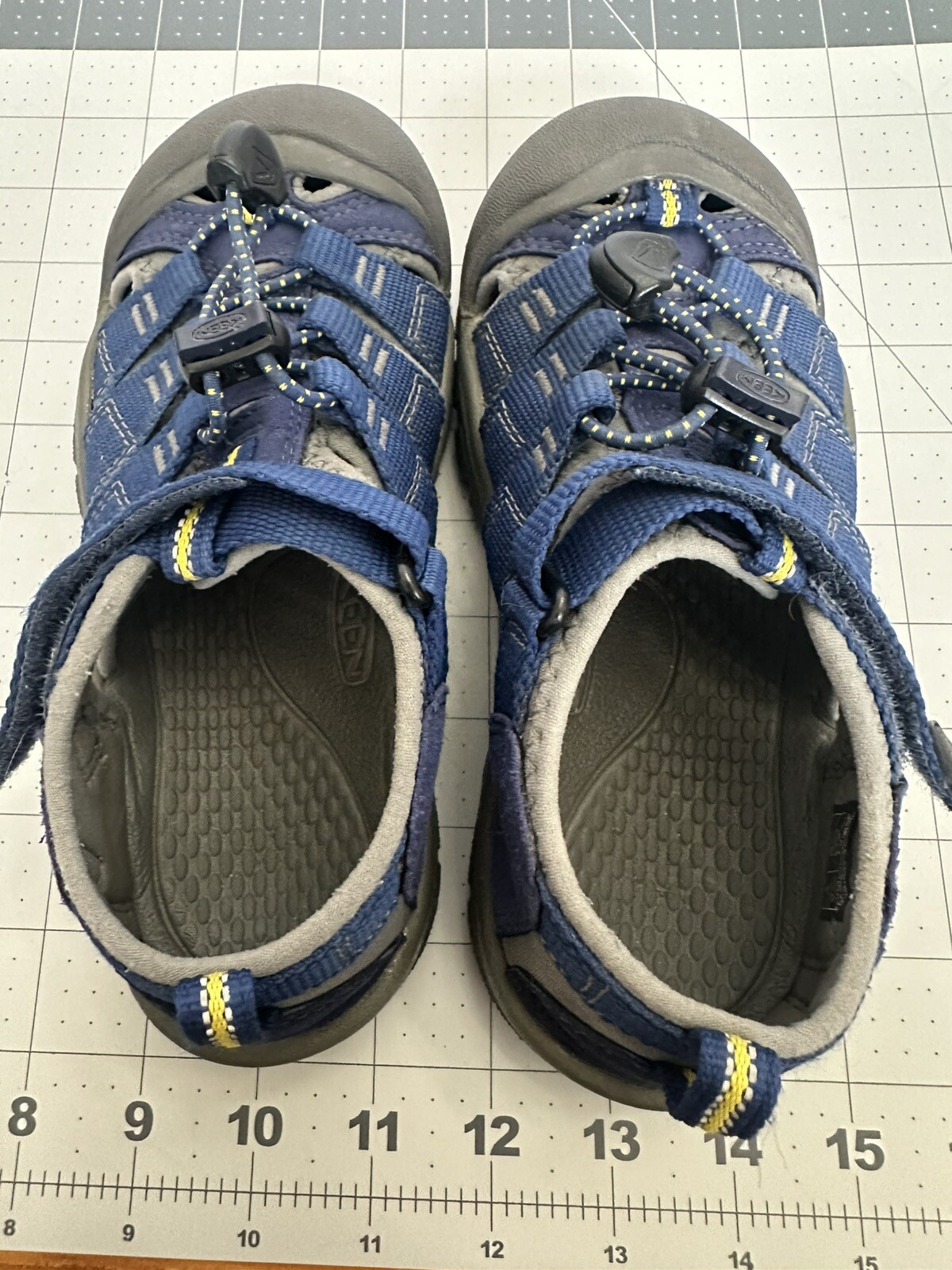 Sandali Keen Newport bambini giovani taglia 1 blu scarpe sport acquatici ragazzi usati in ottime condizioni