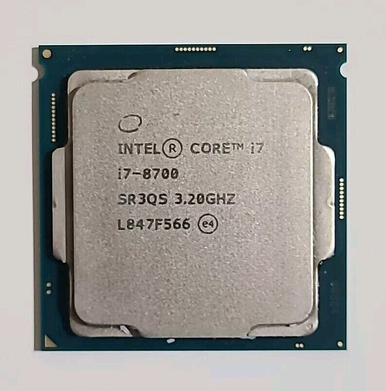 CPU Intel Core i7-8700 SR3QS Amazon.com: SR3QS Intel 8th Gen Core i7-8700 (12M Cache, 4.6