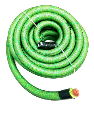 0 Gauge 20ft GREEN SNAKE SKIN OFC Wire Strands Copper Marine Cable 1/0 AWG