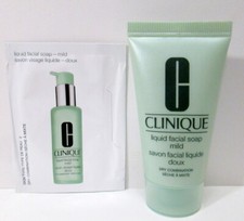 Clinique Liquid Facial Soap Mild Dry Combination Skin 1 oz  Packet NWOB