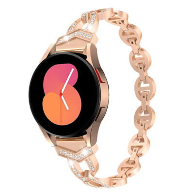 Bling Edelstahl Armband Für Samsung Galaxy Watch FE 7 6 5 Pro 4 40/44mm Classic