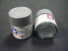Tamiya "Mini" Acrylic model paint - XF-16 81716 Aluminum Metallic flat