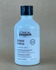 L'oreal Metal Detox Anti-Metal Cleansing Cream Prevents Breakage Shampoo 10.1 oz