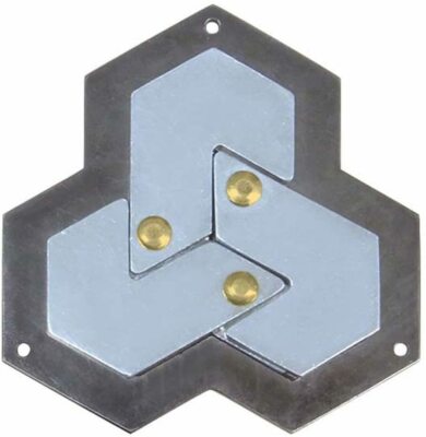 HANAYAMA Das gewirkte Hexagon verursachte Schwierigkeitsgrad 4