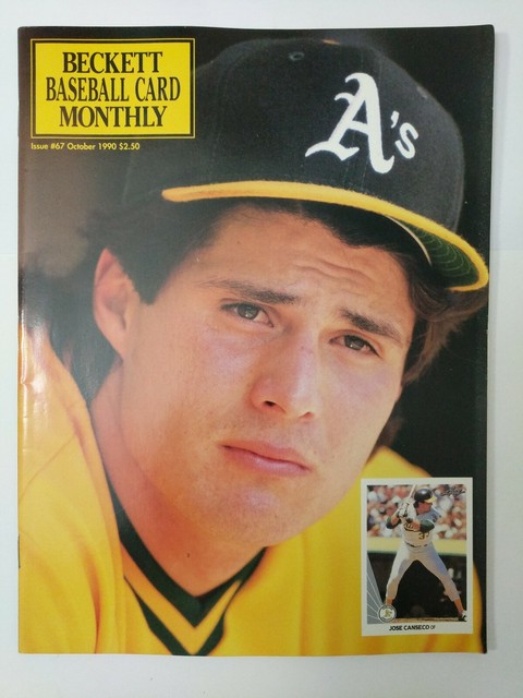 BECKETT BASEBALL CARD MONTHLY MAGAZINE OCT 1990 ISSUE 67 COVER 