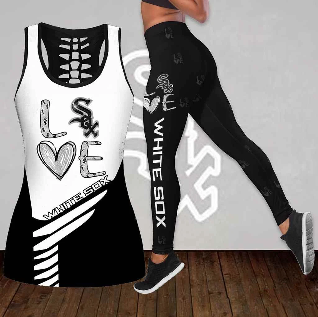 Chicago White Sox Love NFL Hollow Tanktop or Legging.